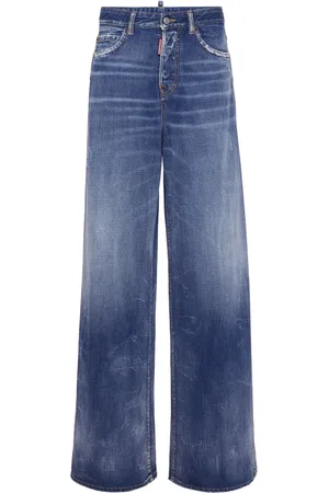 Dsquared2 Jean ample à taille haute