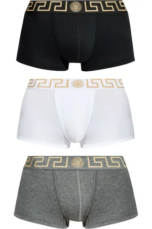 VERSACE Lot de trois boxers Greca Border