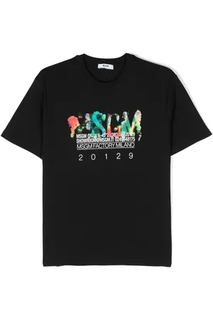 Msgm T-shirt en coton à logo imprimé