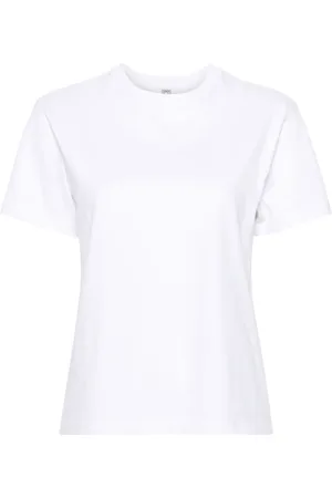 Totême T-shirt en coton biologique à col rond