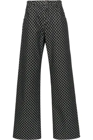 Balmain Jean ample à motif monogrammé