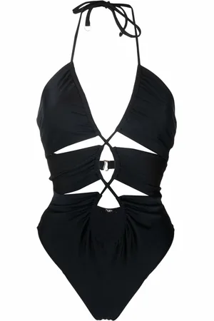 Noire Swimwear Maillot de bain à dos-nu