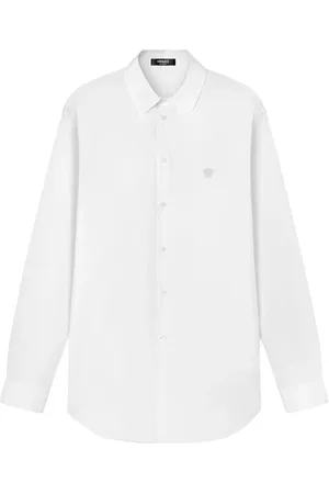 VERSACE Chemise à logo Medusa brodé