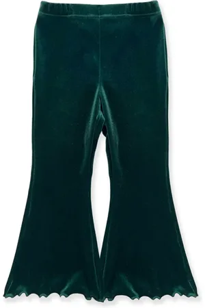 LA STUPENDERIA Pantalon évasé en velours