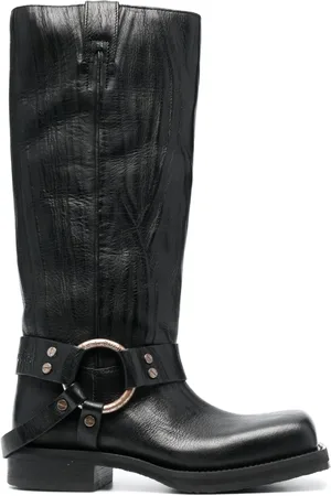 Acne Studios Bottes en cuir 30 mm