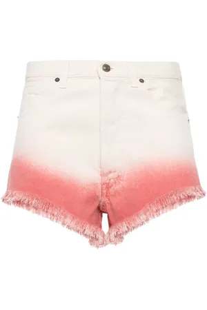 Alanui Short en jean Bright Hues