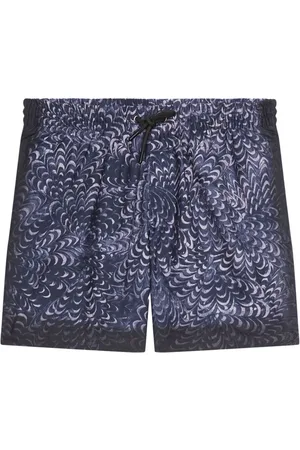 DRIES VAN NOTEN Short de bain à imprimé graphique