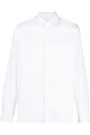 Prada Chemise à logo brodé