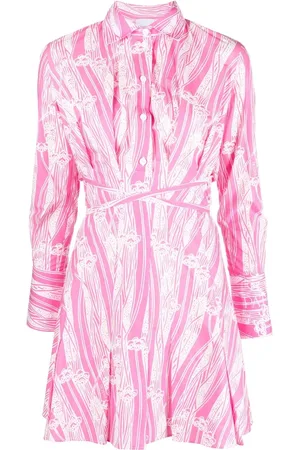Patou Robe-chemise imprimée à taille nouée