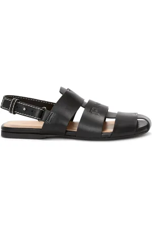 J.W.Anderson Sandales en cuir à logo embossé