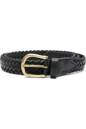 Boglioli Ceinture en cuir à design tressé