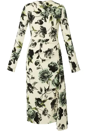 Erdem Robe mi-longue à design drapé