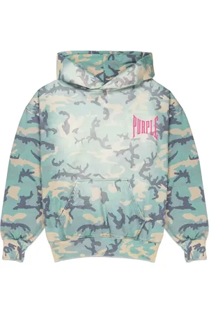 Purple Brand Hoodie à imprimé camouflage