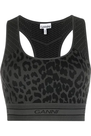 Ganni Bralette imprimée à dos nageur