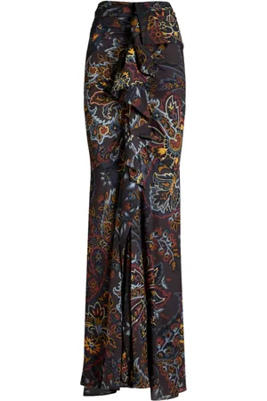 Etro Jupe longue à motif cachemire