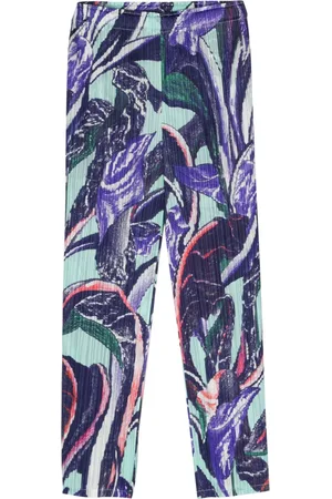 PLEATS PLEASE ISSEY MIYAKE Pantalon à design plissé
