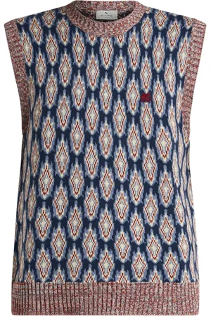 Etro Veston en jacquard à appliqué Pegaso