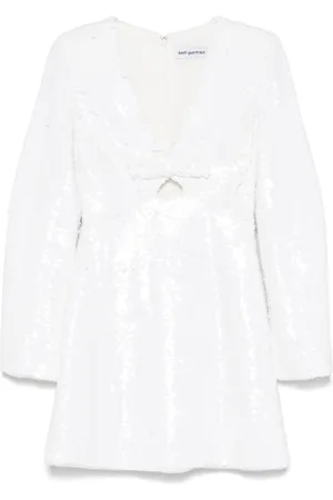 Self-Portrait Robe courte à sequins