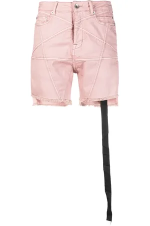 Rick Owens Short en jean à bords francs