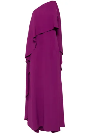 Elie saab Robe longue à design asymétrique