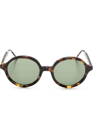 Thom Browne Lunettes de soleil à monture ronde