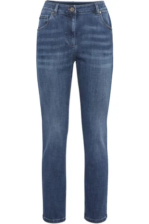 Brunello Cucinelli Jean à effet usé