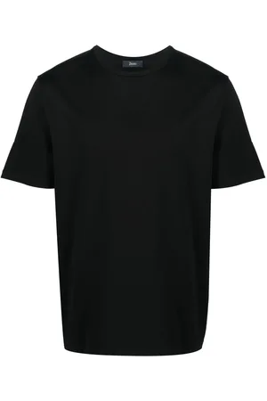HERNO T-shirt en coton à manches courtes