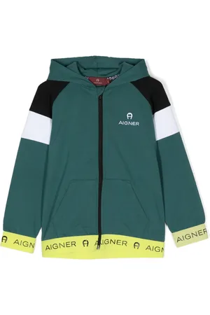 Aigner Veste bomber à logo brodé