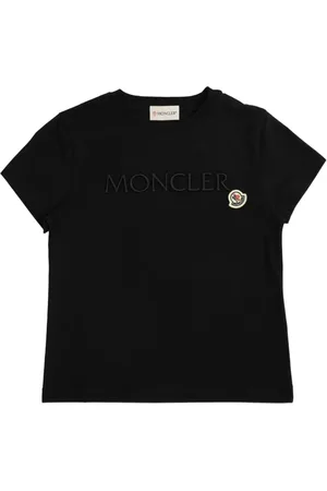 Moncler T-shirt en coton à patch logo