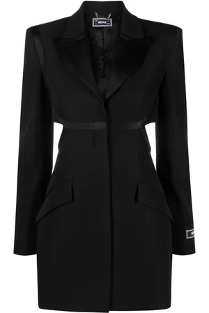 VERSACE Blazer boutonné à découpes