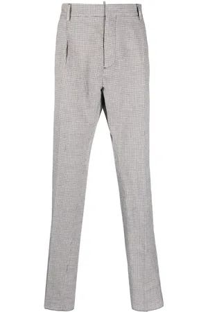 Dsquared2 Pantalon de costume à motif pied-de-poule