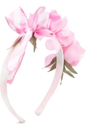 MONNALISA Serre-tête à fleurs appliquées