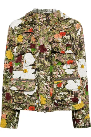 JNBY Veste fleurie à capuche