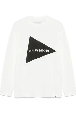 and wander T-shirt à logo imprimé