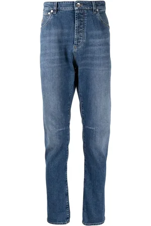 Brunello Cucinelli Jean à coupe droite