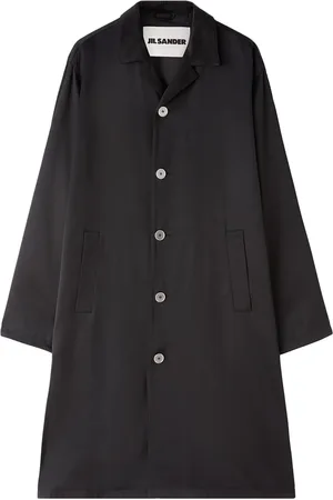Jil Sander Manteau à simple boutonnage