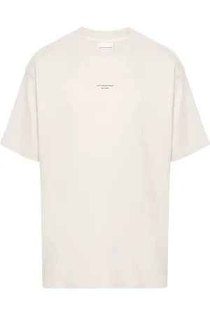Drôle de Monsieur T-shirt en coton à logo imprimé