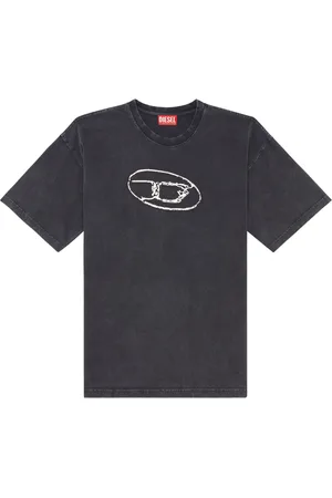Diesel T-shirt en coton à logo imprimé