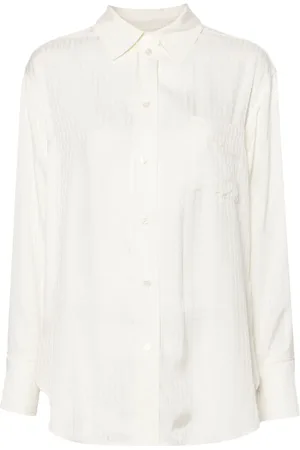 Victoria Beckham Chemise à motif monogrammé