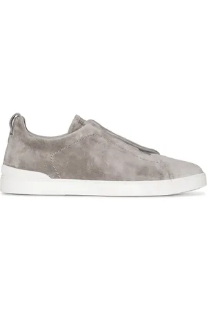 Ermenegildo Zegna Baskets Triple Stitch en daim