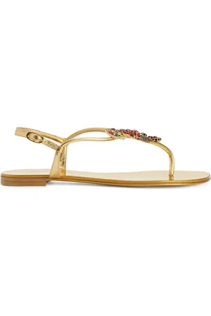 Giuseppe Zanotti Sandales Tropical Beach à semelle plate
