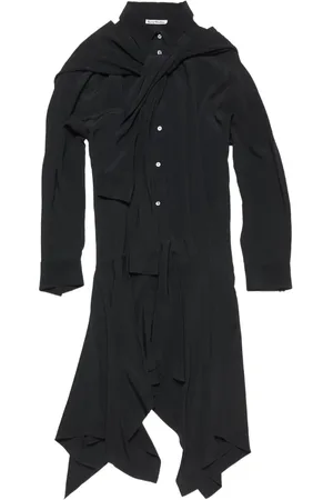 Acne Studios Robe mi-longue à boutonnière