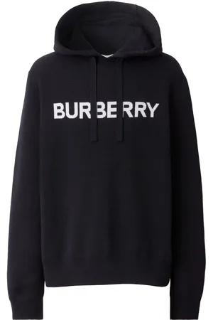 Burberry Hoodie à logo intarsia