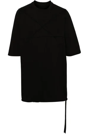 Rick Owens T-shirt en coton à empiècements