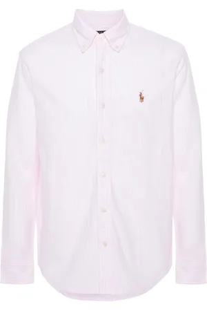 Ralph Lauren Chemise rayée à logo brodé