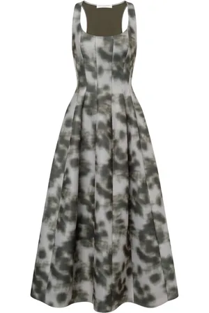 Serafini Robe à imprimé abstrait