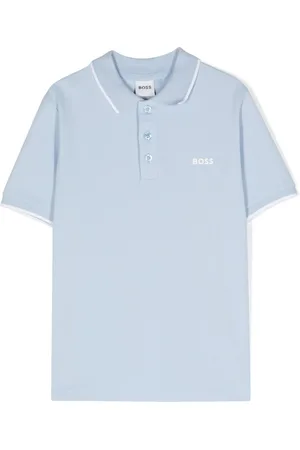 HUGO BOSS Polo en coton à logo imprimé