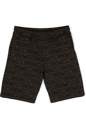 Moschino Short de sport à imprimé monogrammé