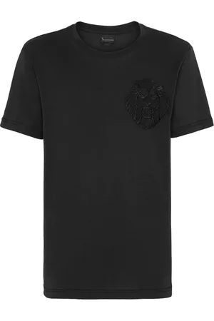 BILLIONAIRE T-shirt en coton à motif lion brodé