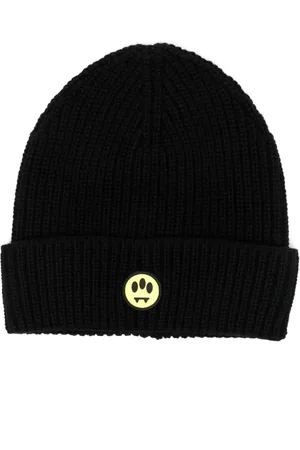 BARROW Bonnet en maille nervurée à patch logo